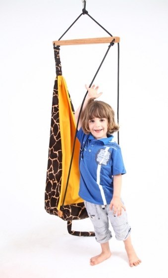 Huśtawka dziecięca - Wiszący Fotel hang mini żyrafa
