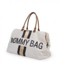 Childhome torba mommy bag paski czarno-złote
