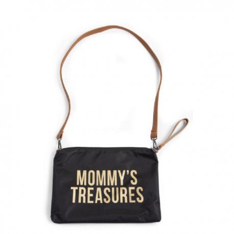 Childhome torebka mommy's treasures czarno-złota