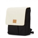 My bag's plecak reflap eco black/cream