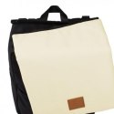 My bag's plecak reflap eco black/cream