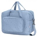 My bag's torba maternity bag leaf blue