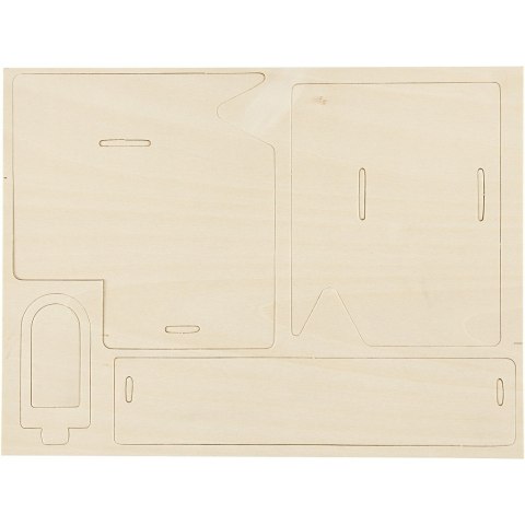 Puzzle 3D drewniane Domek 1 Puzzle 3D drewniane Domek 1
