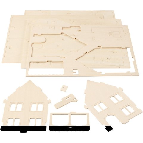 Puzzle 3D drewniane Domek 3 Puzzle 3D drewniane Domek 3
