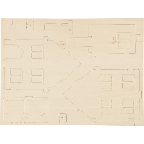 Puzzle 3D drewniane Domek 3 Puzzle 3D drewniane Domek 3