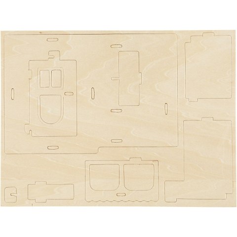 Puzzle 3D drewniane Domek 3 Puzzle 3D drewniane Domek 3