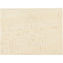 Puzzle 3D drewniane Domek 4