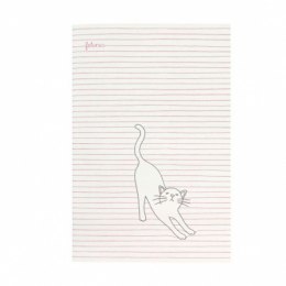 Zeszyt Średni - Felines - koty - stay pawsitive (pink)